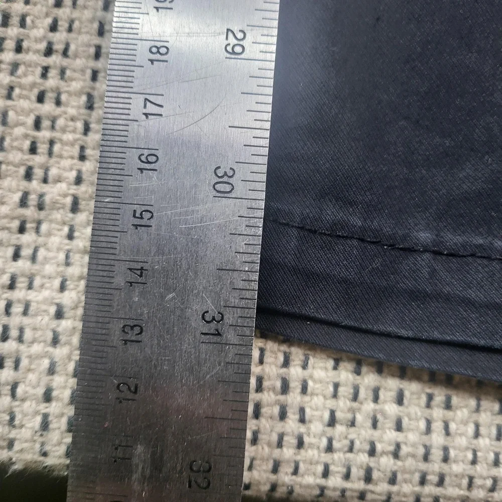 Scotch & Soda Pants Mens 33x32 Black Mott Chino Slim Straight Leg Casual - Picture 8 of 10